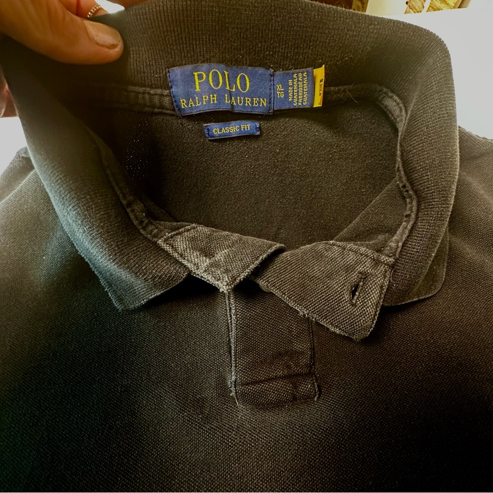 Polo by Ralph Lauren Men's Black Polo Shirt